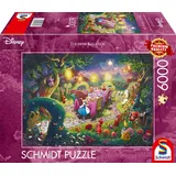 Schmidt Spiele Disney, Mad Hatter’s Tea Party, 6000 Teile