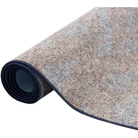 Snapstyle Snapstyle, Schlingenteppich Memory Meliert Grau Blau 100x400cm