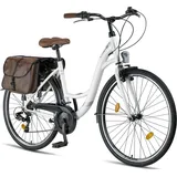 licorne bike gmbh Stella Plus 28 Zoll RH 48 cm Unisex Weiß