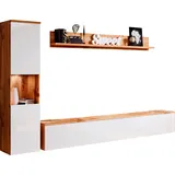 INOSIGN Wohnwand »PARIS«, (Komplett-Set, 3 St.), TV-Wand 220cm breite, grifflose Design, stehend und hängend montierbar,