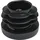 OEM Lamellenstopfen Rund Ø 65 Mm Wandstärke 1,5 - 3,5 Mm Kunststoff schwarz