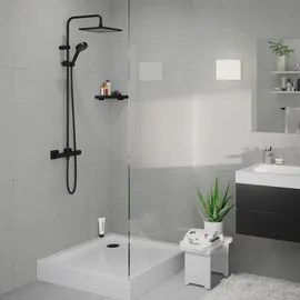 Hansgrohe Vernis Shape mit Thermostat, mattschwarz