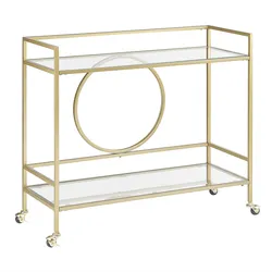 Servierwagen KERRY Metall Gold