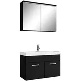 Badplaats Paso 02 80 cm Schwarz