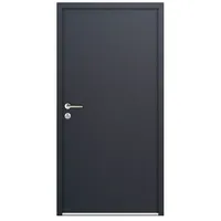 FM Türen Nebeneingangstür NBT56-07  (110 x 210 cm, DIN Anschlag: Links, Anthrazit)