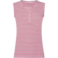 Sieh an! Shirttop in rot-geringelt | Gr.: 48