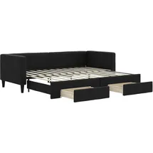 vidaXL Tagesbett 80 x 200 cm Schwarz