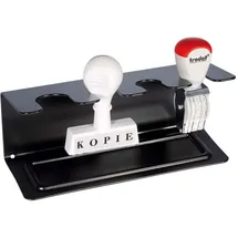 Wedo Stempelträger 640401 4fach gerade schwarz