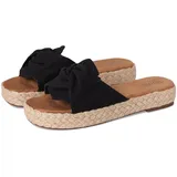 TOMS Abby Slide black beachside woven/knot 41
