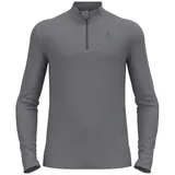 Odlo Merino 2 Langarm-baselayer - Odlo Steel Grey Melange - M