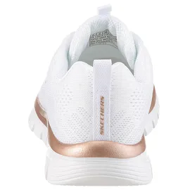 SKECHERS Graceful - Get Connected White / Roségold 40