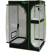 Zelsius - Grow Tent 120 X 90 X 145 Cm Schwarz/grün Pflanzenzucht Indoor