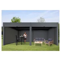 Mendler Pergola 3 x 6 m inkl. 6 Seitenteile Anthrazit