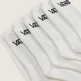 Vans Classic Crew Socken 6 Paar Weiß 34,5-38