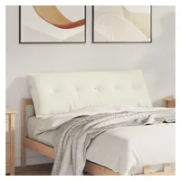 vidaXL Rückenkissen 140 x 50 cm Creme 1-tlg.