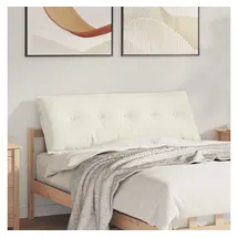 vidaXL Rückenkissen 140 x 50 cm Creme 1-tlg.