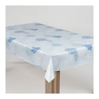 Laro Tischdecke laro Wachstuch-Tischdecke Wachstischdecke Strand Muschel Koralle Blau