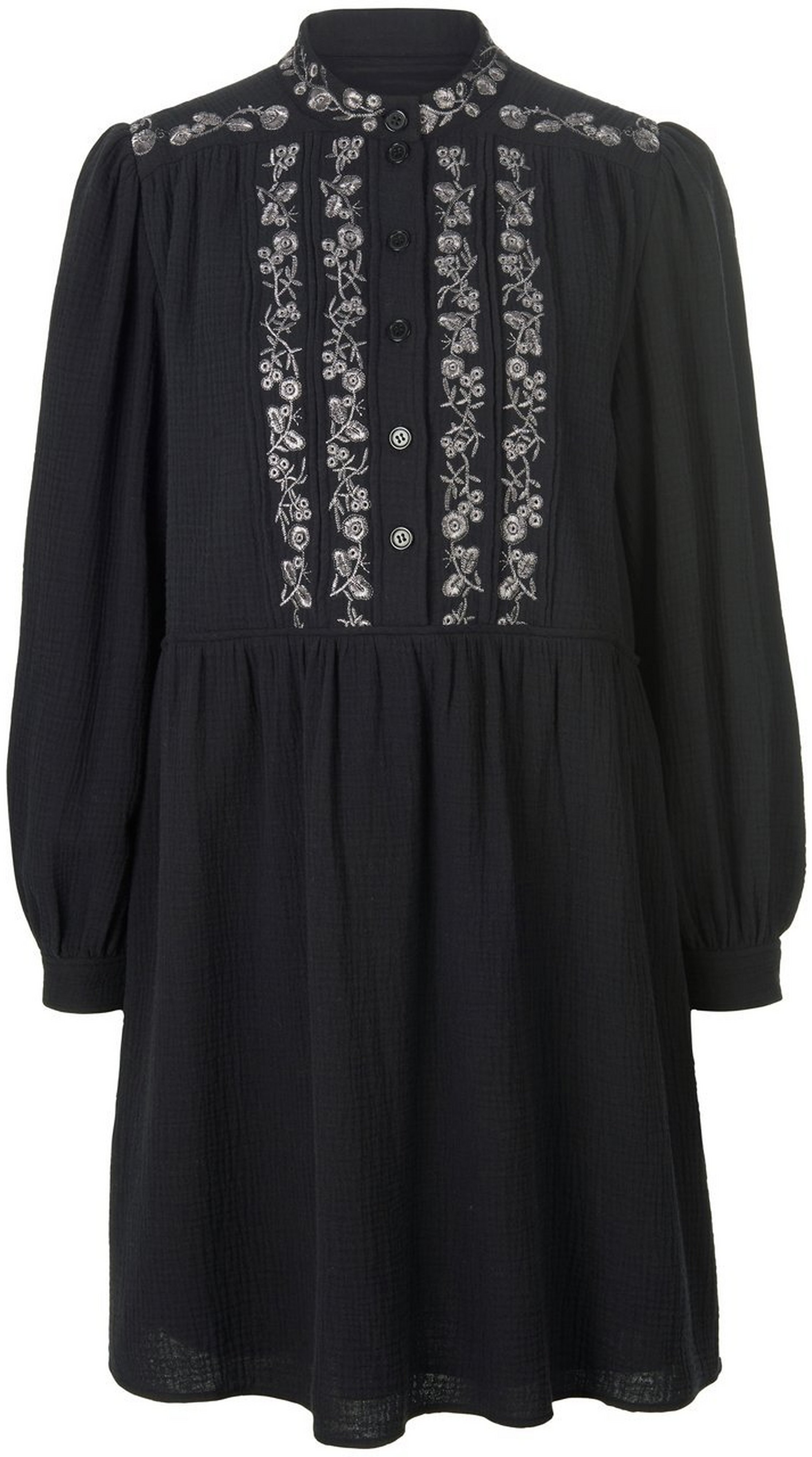 La robe 100% coton  Saint Mignar noir
