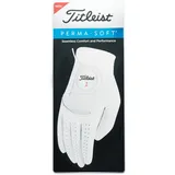 Titleist Perma Weiche Herren-Handschuhe, Weiß – Rechte Hand/L