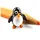 SIKORA 13XS Mini Glasfigur Pinguin H ca. 1,3 cm