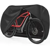 Zettum Fahrradabdeckung für 1 Fahrräder - Fahrradgarage für die Aufbewahrung im Freien Wasserdichtes Outdoor & Heavy Duty, 600D PU Beschichtung Fahrrad Regenschutz für 1 Fahrräder