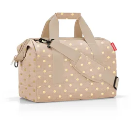 Reisenthel Allrounder M metallic dots coffee