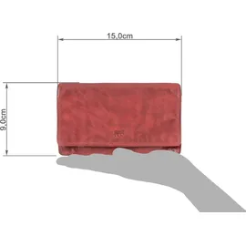 Bear Design Geldbörse Damen rot