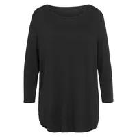 LASCANA 3/4-Arm-Shirt Damen schwarz Gr.48/50