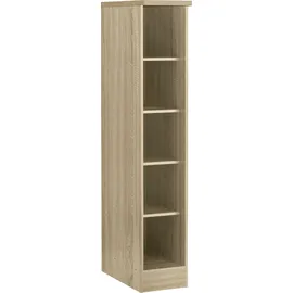 kochstation Küchenregal KS-Samos 30 x 60 x 165 cm Braun