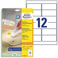 Avery Zweckform L4743REV-25 99,1x42,3mm weiß 300 St./Pack.