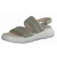 Paul Green 7953 Plateau-Sandale, Frauen Riemchensandalen,Sommerschuhe,Freizeitschuhe,Schuhe,Strandschuhe,Grün (HERB),40.5 EU /