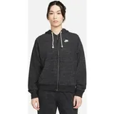Nike Sportswear Gym Vintage Kapuzenjacke Damen black/white XS