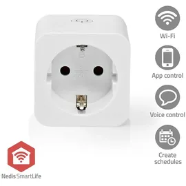 Nedis Smart-Home-Steckdose Weiß 1 St.