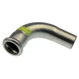 Buderus Logafix Gas Bogen 90 Grad innen/außen 35mm mit M-Presskontur, Edelstahl 7738327617