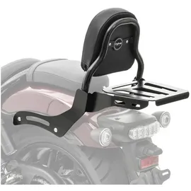 OEM Reisetasche Sissy Bar XS3 für Honda Rebel 1100 21-26 mit Gepäckträger Schwarz