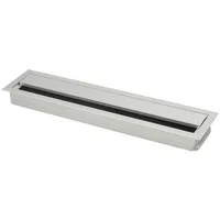 Confurn Kabeldurchgang eckig, mit Staubschutzbürste - 200 x 70