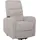 Mendler Fernsehsessel HWC-K62, Relaxsessel TV-Sessel Liege, Liegefunktion Aufstehhilfe, Metall Stoff/Textil Cord ~ hellgrau