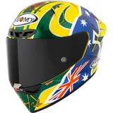 Suomy S1-XR GP Troy Bayliss Replica 2005 FIM E06 Helm, mehrfarbig, Größe S für Männer