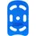 Sport-Thieme KickBoard Multi Blau 49x29x3,8 cm