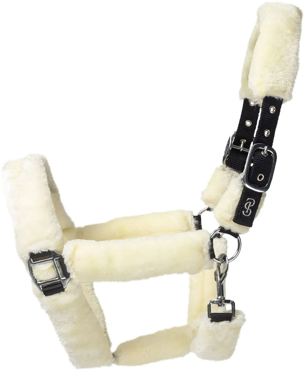 PS of SWEDEN Halfter Fluffy white/black VB