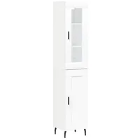 VidaXL Highboard Weiß 34,5x34x180 cm Holzwerkstoff