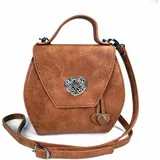 Allgäu Rebell Umhängetasche Dirndl aus wertigem Material, die ideale Dirndltasche Allgäu Rebell braun