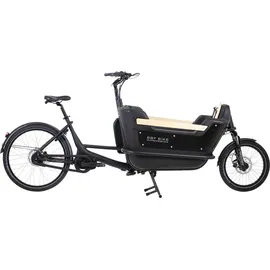 BBF BIke BBF eCargorider 2.2 Royal E Bike Lastenrad 26/20 Zoll Elektro Lastenfahrrad Cargo Bike Damen Herren Cargo Cycle bis 155 kg Zuladung - Schwarz