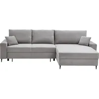 A.Z. Iwaniccy Ecksofa JUSTUS, 280 x 170 cm - Webstoff mit Ausziehfunktion und Bettkasten