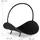Relaxdays Kaminholzkorb schwarz 10022297