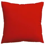 schlafgut Kissenbezug Schlafgut 80 x 80 cm Red Deep