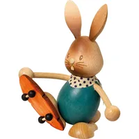Kuhnert Dekofigur Stupsi Hase mit Skateboard“