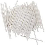 LURCH Stiele für Cake-Pops Flexiform, Papier weiß, 100 St.