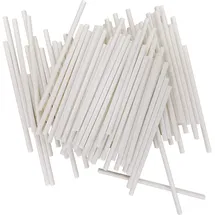 LURCH Stiele für Cake-Pops Flexiform, Papier weiß, 100 St.