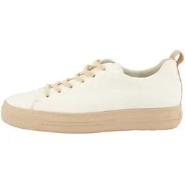 Paul Green Damen Sneaker Glattleder Weiß 39